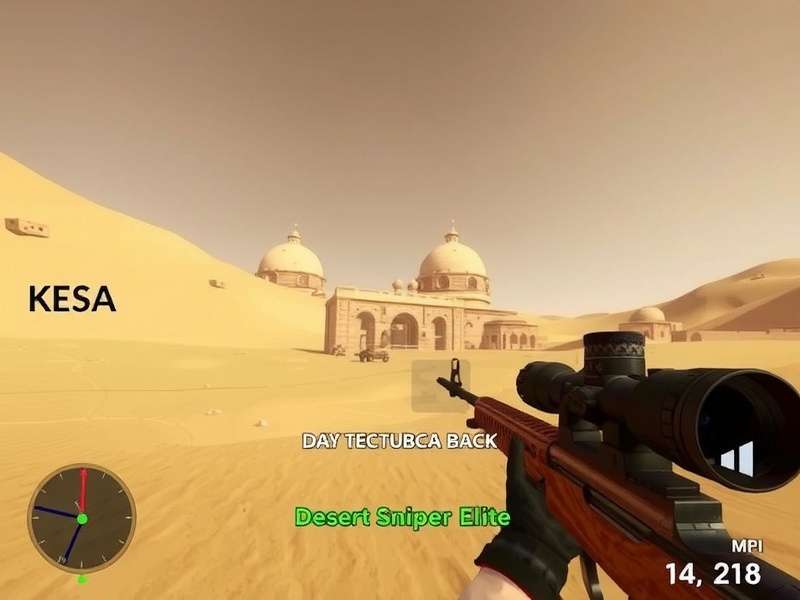Desert Sniper Elite gameplay screenshot